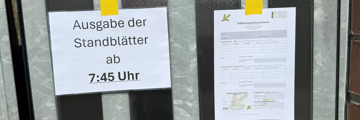 Schiesssaison 2025